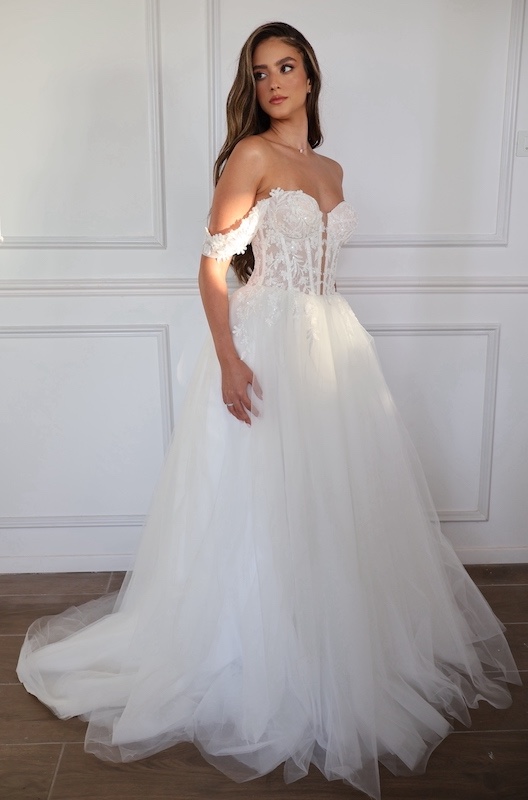 שמלת כלה נסיכותית