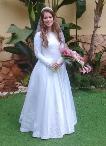 שמלת כלה צנועה